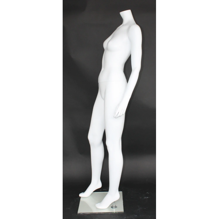 STW010-WT - Headless Full Body Female Mannequin Matte White