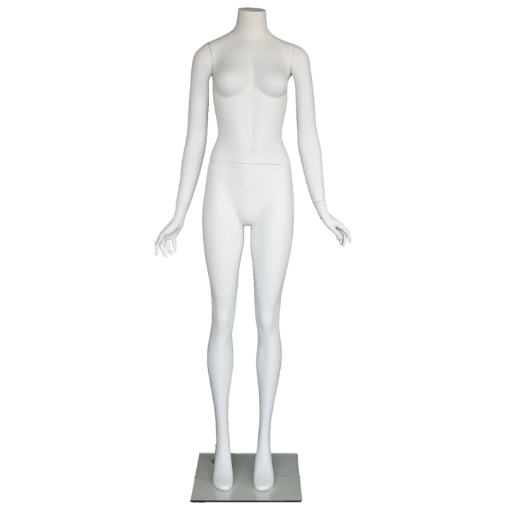 STW-011WT - Headless Full Body Female Mannequin Matte White