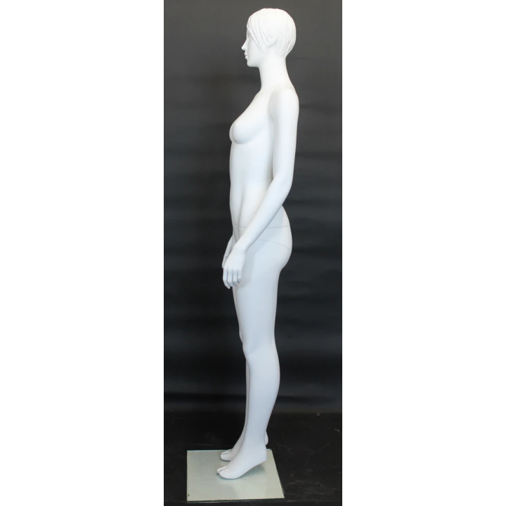 Standing upright Female Mannequin with Featured Face-SFW39-WT