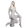 Egg Head Matte White Plus size Female Mannequin- PLUS-55