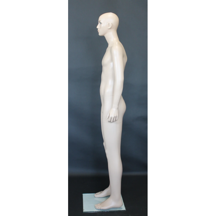 CB20-FT 5 ft 7 in Realistic Face Bald Head Small Size Male Mannequin  -
