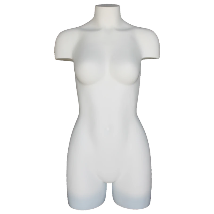 FT32-WT - 31 in Full Round 3Q Body Female Torso Display Form mannequin