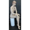 6 ft 1 in Male Mannequin with bendable arms white-SFM25E-WT
