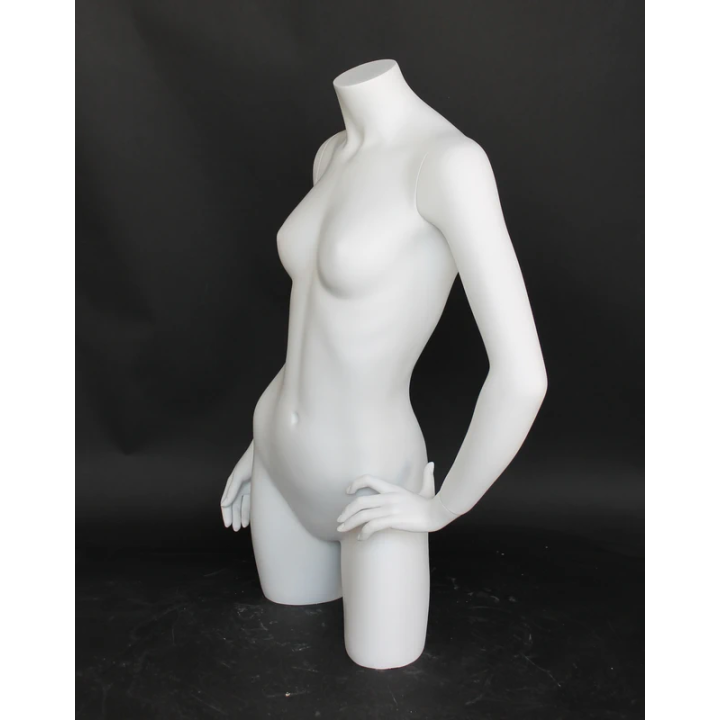 FT10-WT - 34 in H 3Q Body Female Torso With Arms Display Form mannequin