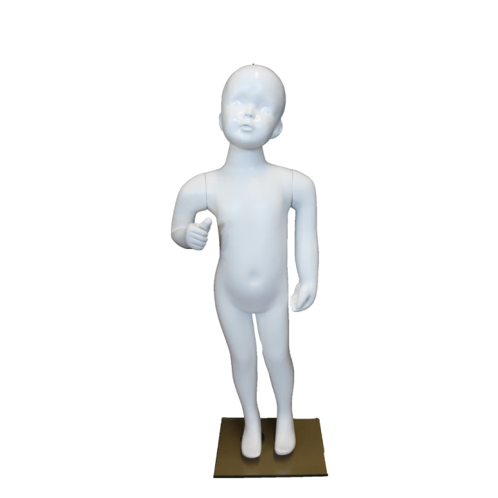 CB-3WT - Size 2T/3T White colored Unisex full body Toddler Mannequin