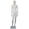 6 ft 2 in Casual Male Mannequin Egg head Matte white -SFM67E-WT