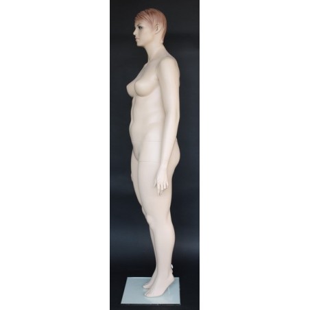4 ft 7 in Sitting Male Mannequin Face Make up  -SFM8-FT