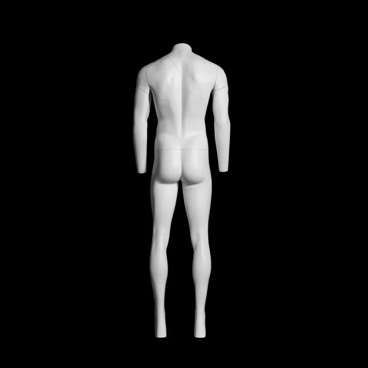 Matte White Full Body Ghost Male Mannequin for Professional Photograph