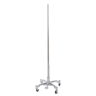 46" Chrome Finished Dressmaker Base with 4 Wheel
