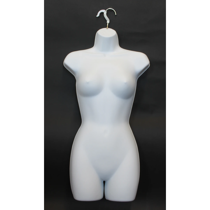 Plastic injected Female Body Form Mannequin with Hook PLXS-67W