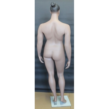Small Size Full Body Headless Male Mannequin Matte white STM072-WT