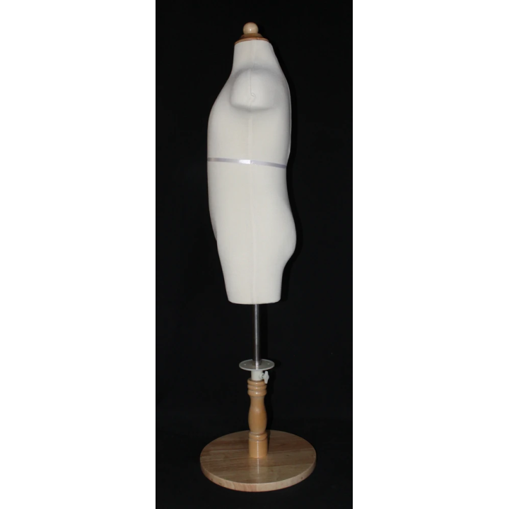 KID-KF7 - 12-14 year Child Body Form Mannequin with Wooden Base