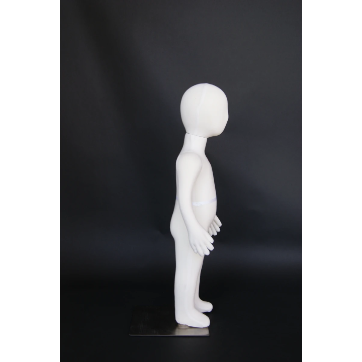 Size 1T/2T cream jersey covered Fullbody Toddler Mannequin CJ-2