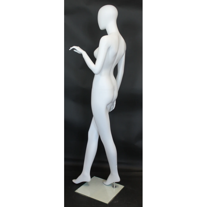 Contemporary Modern Style Female Mannequin cross leg -SFW25E-WT