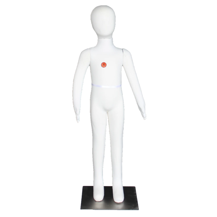 6~7 years old cream jersey covered Full body Child Mannequin CJ-6
