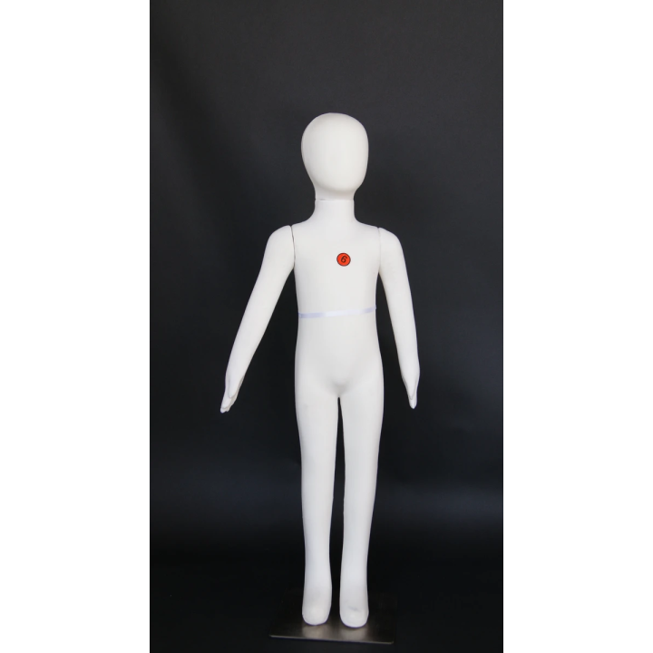 6~7 years old cream jersey covered Full body Child Mannequin CJ-6