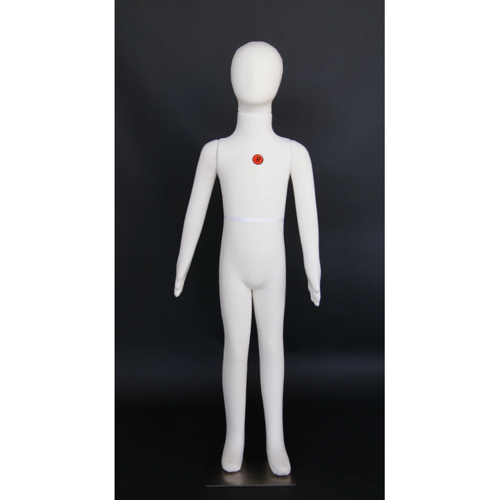 7-8 years old cream jersey covered Full body Child Mannequin CJ-8
