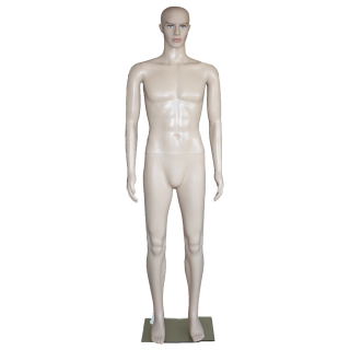PL-M4 - 6 ft 2 in Low Cost Realistic Plastic Full Body Male Mannequin