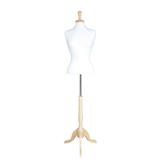 B7W-FR - Size 6/8 Female Blouse Dress form mannequin with tripod base