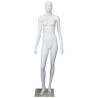 Small size Headless Full Body Female Mannequin Matte White STW003-WT