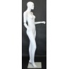 Athletic Headless Full Body Female Mannequin Matte White STW101-WT