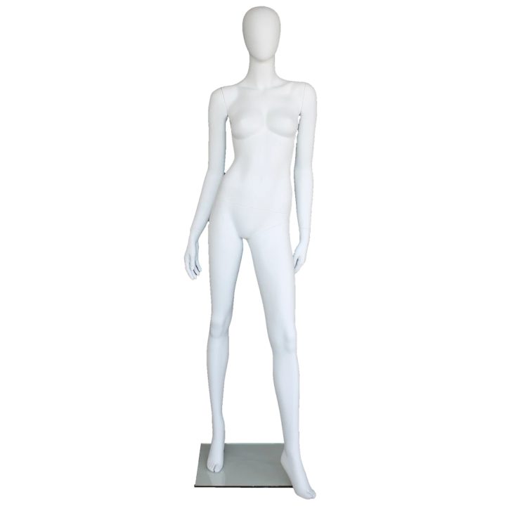 Contemporary Style Egg Head Female Mannequin -SFW39E-WT