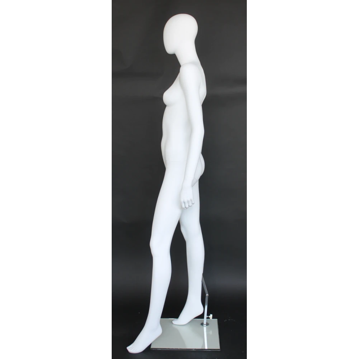 Contemporary Style Egg Head Female Mannequin -SFW39E-WT