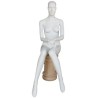 Headless Matte White Plus size Female Mannequin- PLUS-1
