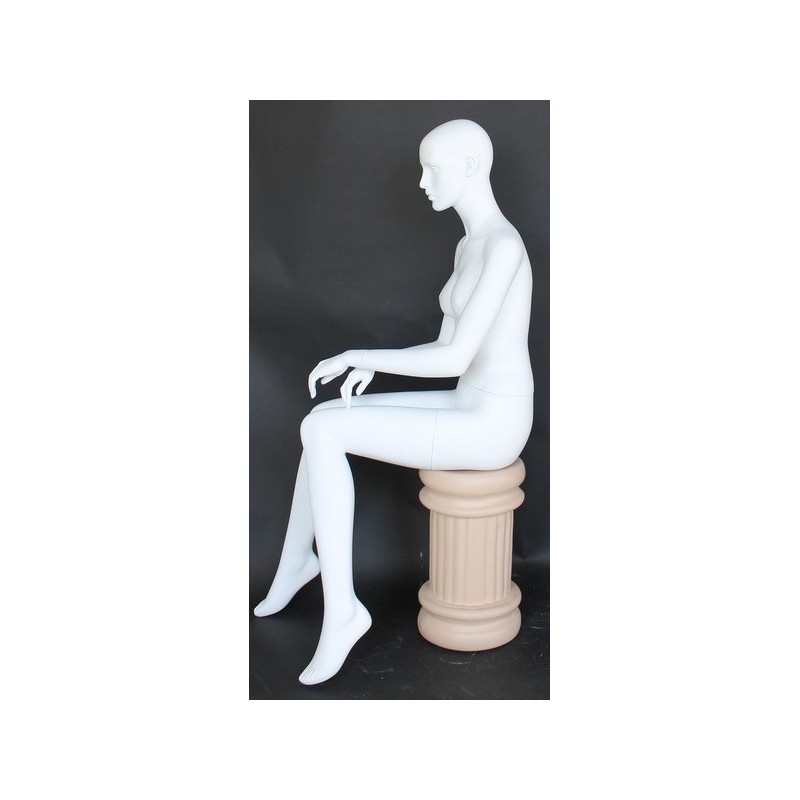 Matte White Plus size headless Female Mannequin- PLUS-2