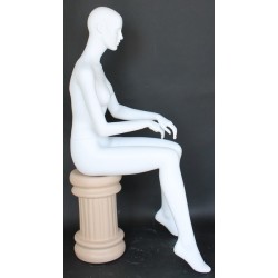 Headless Matte White Plus size Female Mannequin- PLUS-5