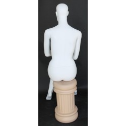 Headless Matte White Plus size Female Mannequin- PLUS-7