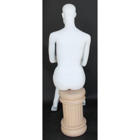 Headless Matte White Plus size Female Mannequin- PLUS-7