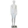 5 ft 8 in Full Body Plastic Female Mannequin with Face Make up PL-F4