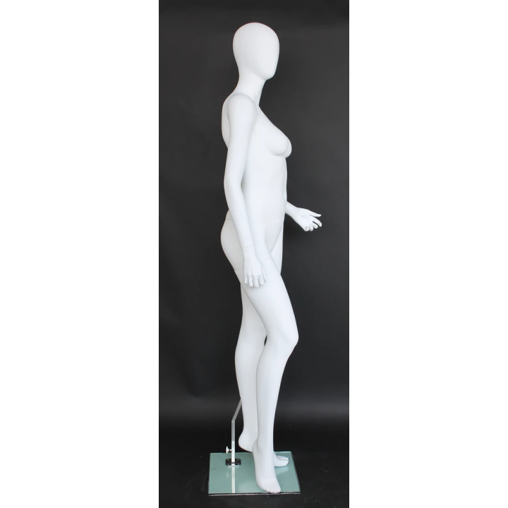 Contemporary Style Egg Head Female Mannequin -SFW43E-WT