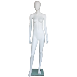 Contemporary Style Egg Head Female Mannequin -SFW46E-WT