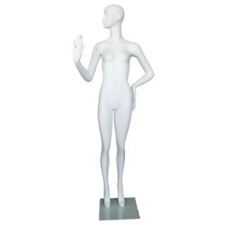 Abstract Face White colored Unisex full body Child Mannequin CM10-WT