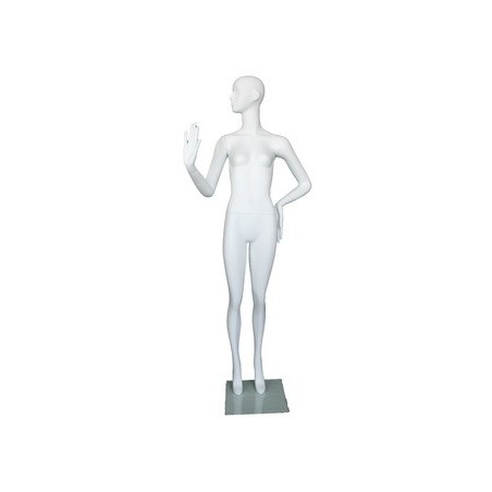 Abstract Face White colored Unisex full body Child Mannequin CM10-WT