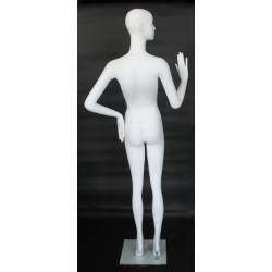 5 ft Egg Head White colored full body Teenage Mannequin CB16E-WT