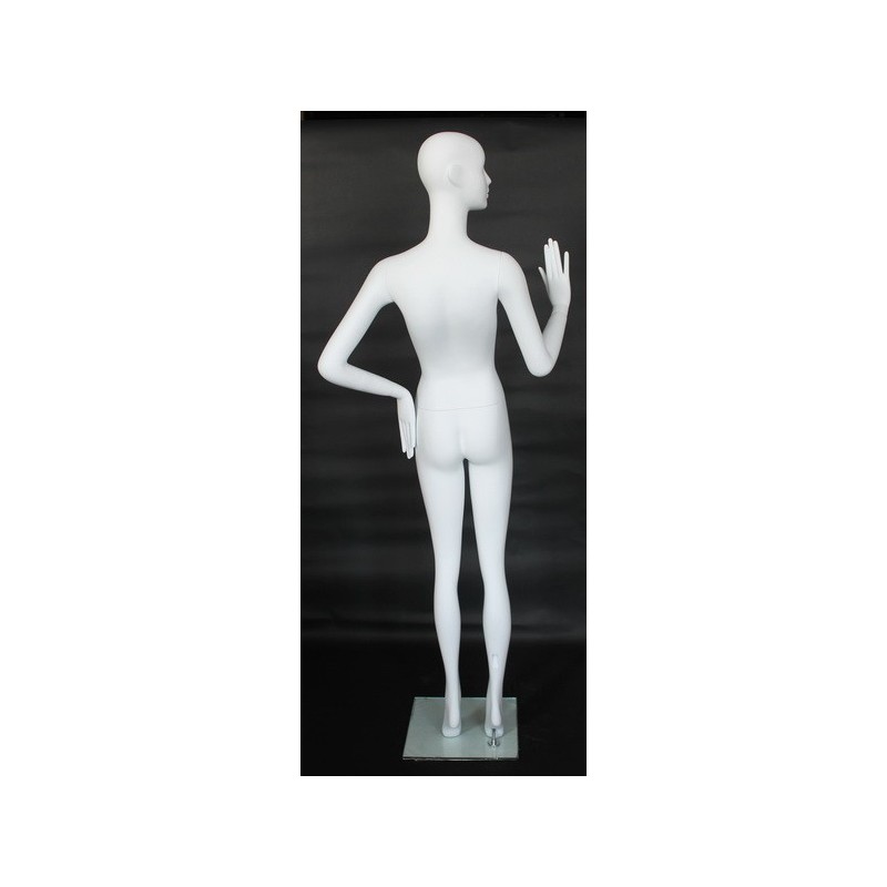 5 ft Egg Head White colored full body Teenage Mannequin CB16E-WT