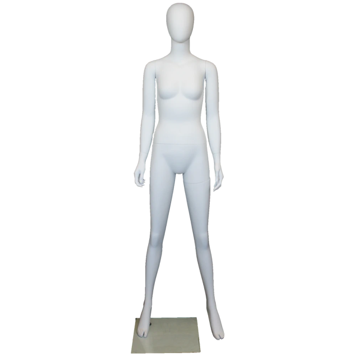 strength modern style Egg Head Female Mannequin -SFW49E-WT