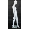 15 in H Matte White Featured Face Female Head Mannequin MH27-WT