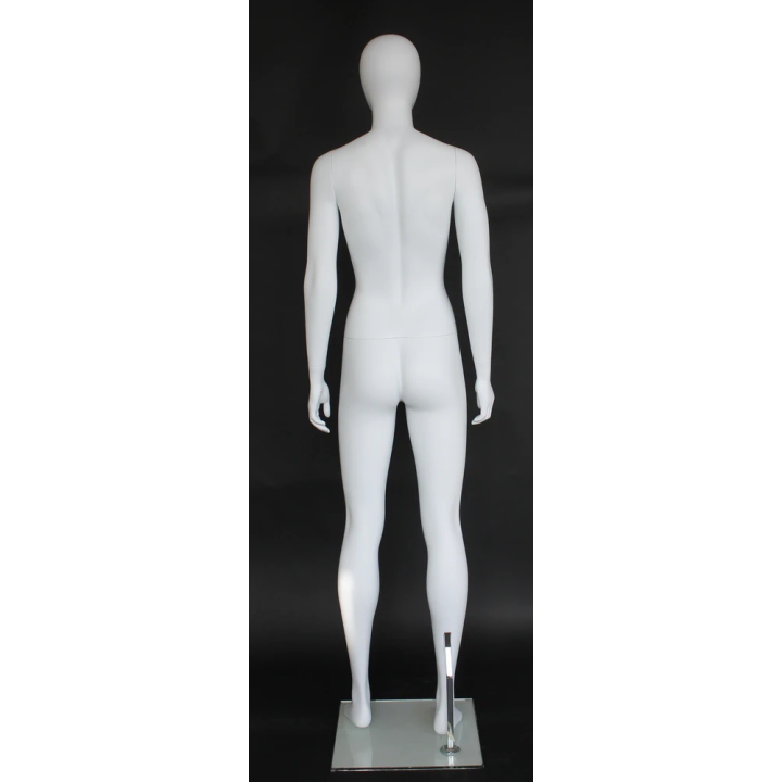 Contemporary Style Egg Head Athletic Female Mannequin -SFW51E-WT