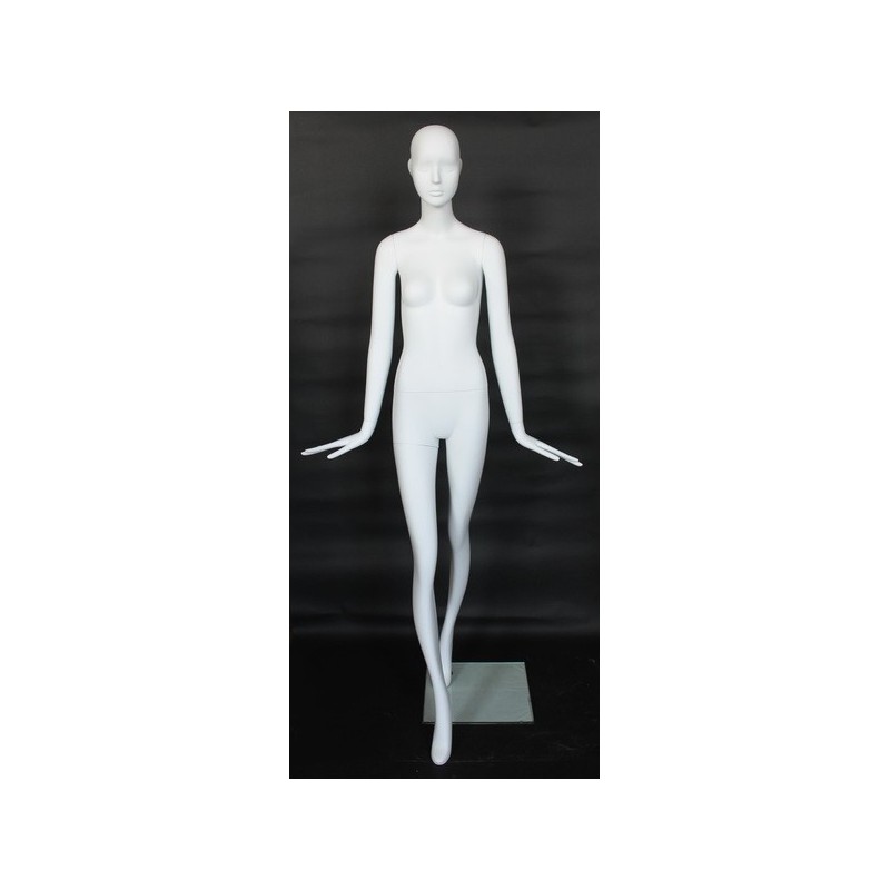 46 in H Female Torso mannequin with Arms and Base FT8-WM