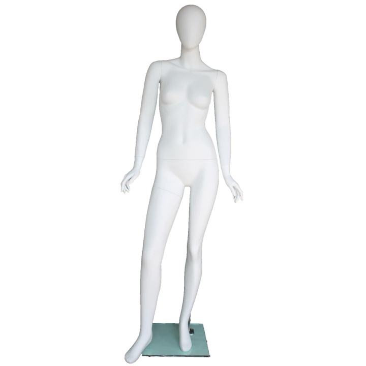 Elegant Style Egg Head Female Mannequin -SFW55E-WT