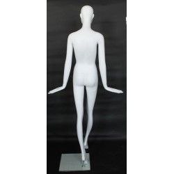 4 ft H Egg Head Female Torso mannequin with Arms and Base FT6E-WM