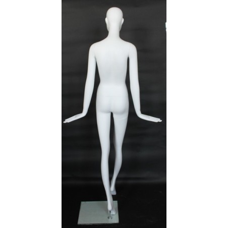 4 ft H Egg Head Female Torso mannequin with Arms and Base FT6E-WM
