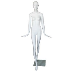 4 ft H Egg Head Male Torso mannequin with Arms Metal Base MT66E-WM