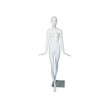 4 ft H Egg Head Male Torso mannequin with Arms Metal Base MT66E-WM