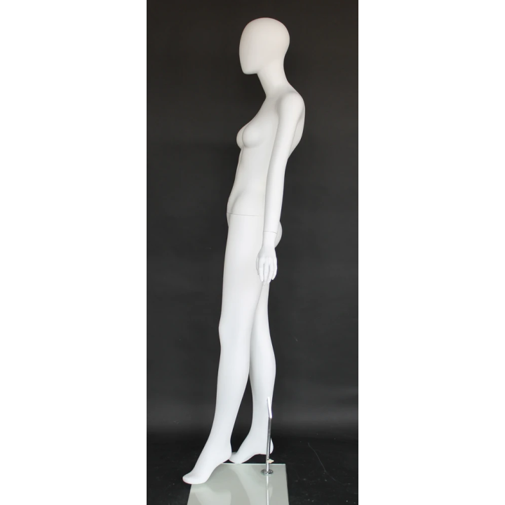 Graceful-stride Style Egg Head Female Mannequin -SFW59E-WT