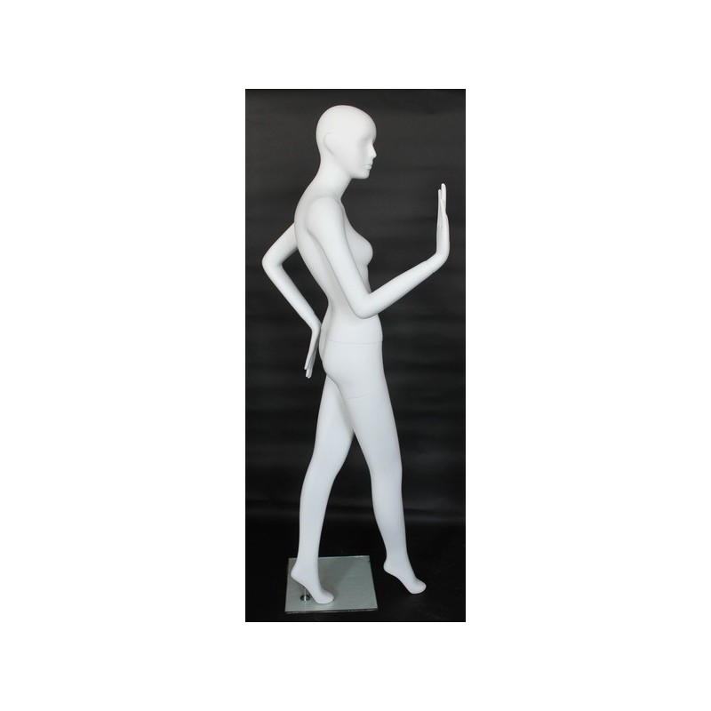 Black Size 6/8 Female Blouse Dress form mannequin Metal base B7-BM